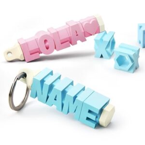 3D Printed Personalized Name Keychain