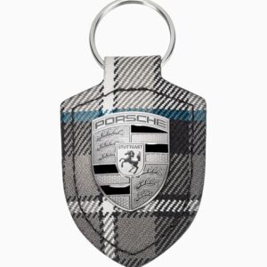 Porsce Turbonite 50 Year Anniversary Tartan Key Chain