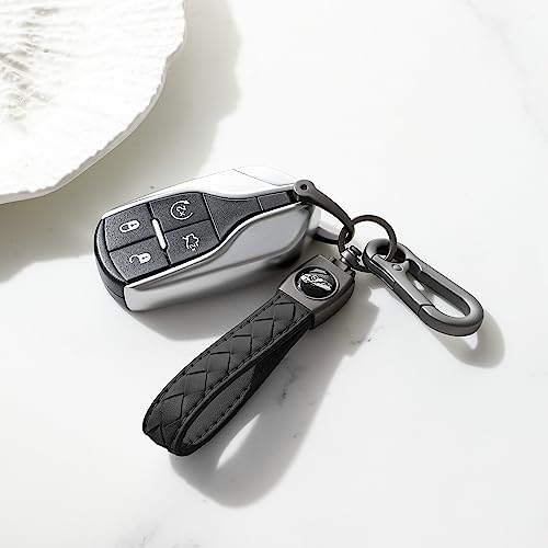 Gkeygo Carabiner Keychain, Universal Heavy Duty Woven Handmade Leather Key Chain, Car… - Image 7