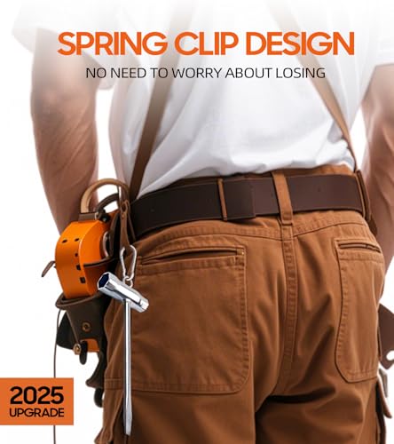 OSROENE Chainsaw Wrench, 2 Pack Chainsaw Tool Chain Saw Scrench with Hook,… - Image 2