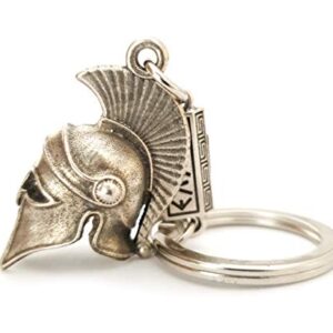 IconsGr Key Ring Ancient Spartan Soldier Battle Helmet Keychain 2