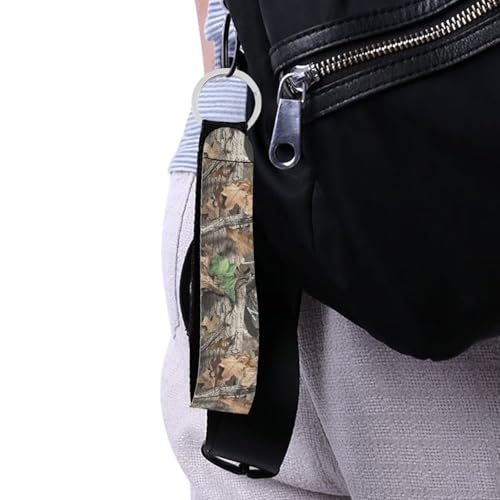 SEANATIVE Camo Hunting Fashion Car Keychain Hand Wrist Lanyard Wristlet Strap with… - Image 6
