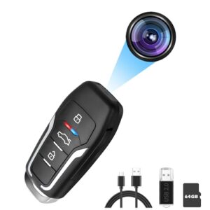 Yhsfsveh Hidden Camera Car Key,Smart Baby Nanny Cam for Surveillanc Outdoor Indoor