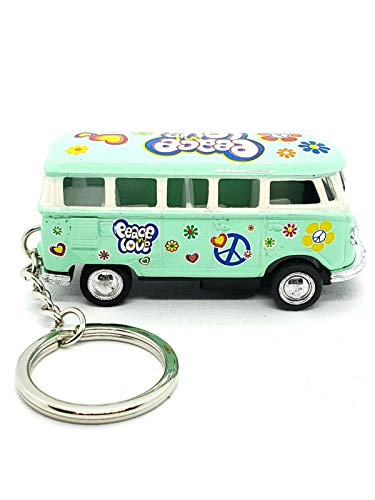 KiNSMART 1962 Volkswagen Classic Hippie Love & Peace Bus 1 - Image 2