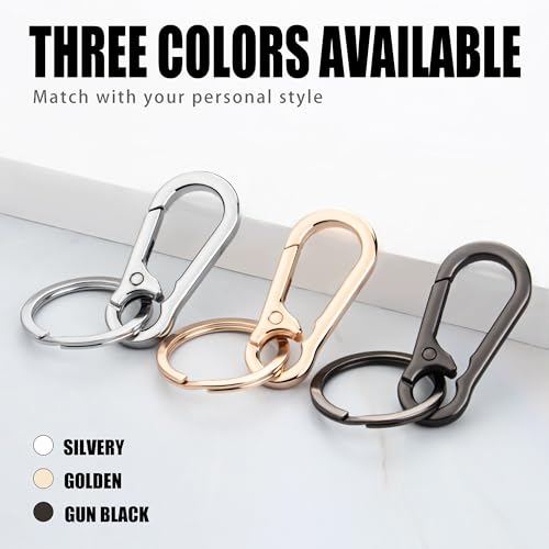 Wikavanli Metal Keychains Keyring Key Chain Ring Clip Holder Organizer for Home… - Image 4