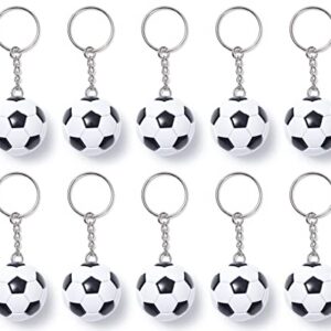 inheming 10 PCS Soccer Ball Keychains, Mini Football Key Chain, Sports Ball…