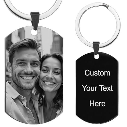 Queenberry Custom Keychain with Picture Personalized Photo Keychain Gift for Wedding Gift… - Image 4