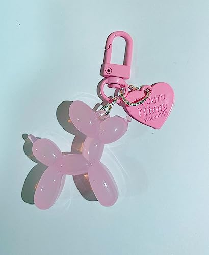 LAEKOU Jelly Balloon Dog Design Keychain for Women, Cute Girls Key Chain,… - Image 2