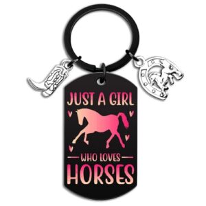 isiyu Horse Lover Gifts Keychains Girls Daughter Her Teens Horse Jewellery Pendant…