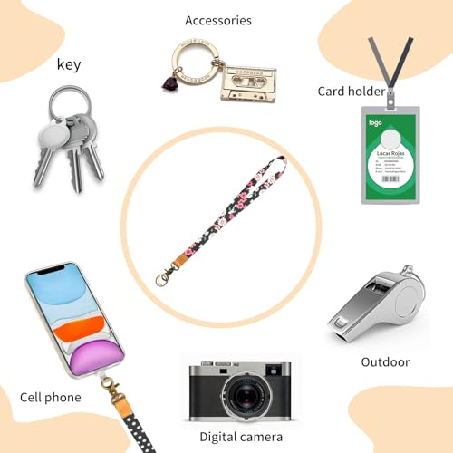 Lanyard for Keys, Cool Neck Strap Key Chain Holder, Long Lanyard for… - Image 5