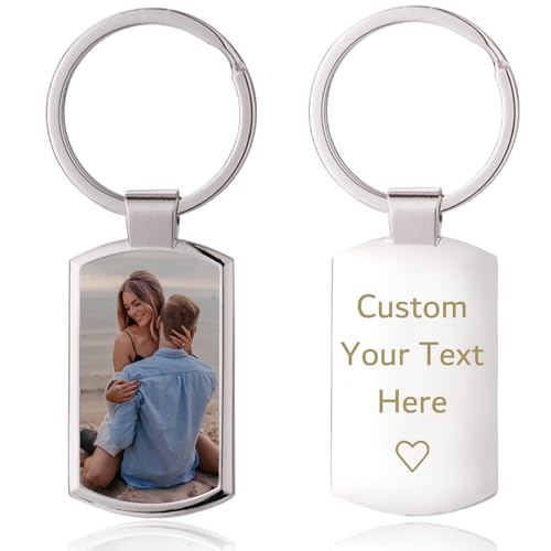 Custom Keychain With Picture Personalized Keychains Photo Keychain llaveros personalizados Personalized Gifts…