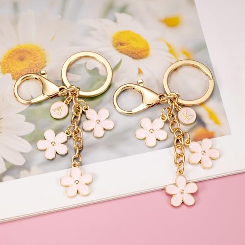 SELOVO Key Chain for Women Cute Keychain Initial K - Image 5