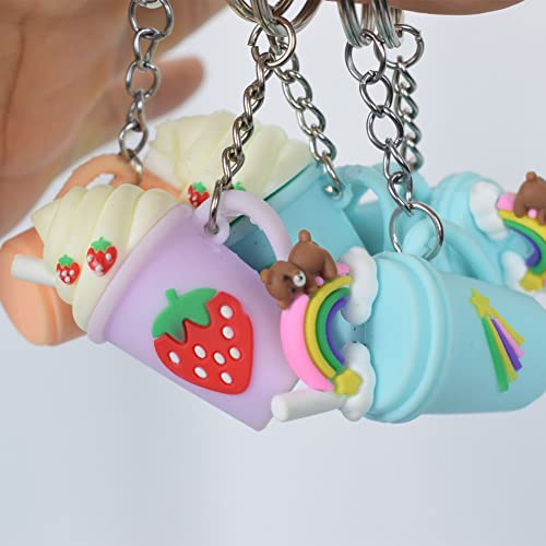 REEMTOO 50PCS Bulk Keychains, 1 Inch Key Rings and Chain - Image 4