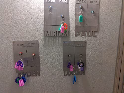 Cuttte 16 Pack Plastic Key Tags, Key Labels with Ring and Label… - Image 8