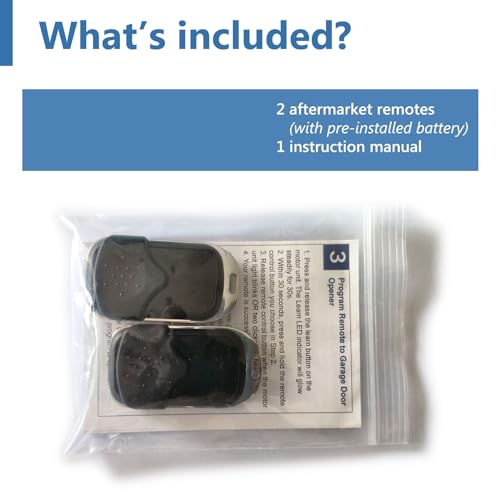 2 for Liftmaster Chamberlain Craftsman Garage Door Opener Remote Keychain 890max - Image 8