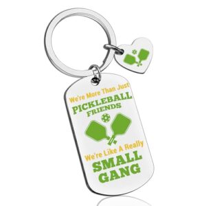 Pickleball Keychain Pickle Gifts for Women Men Pickleball Lovers Coaches Friends Pickle…