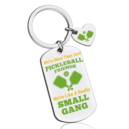 Pickleball Keychain Pickle Gifts for Women Men Pickleball Lovers Coaches Friends Pickle…