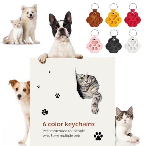 softum Cat Dog Hair Keychain 6pcs, Cat Fur Memory Charm, Dog Hair… - Image 6