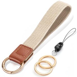 Enrfnox Wrist Lanyard, Stretchy Wristlet Keychain Lanyards, Cute Key Lanyard for Women…