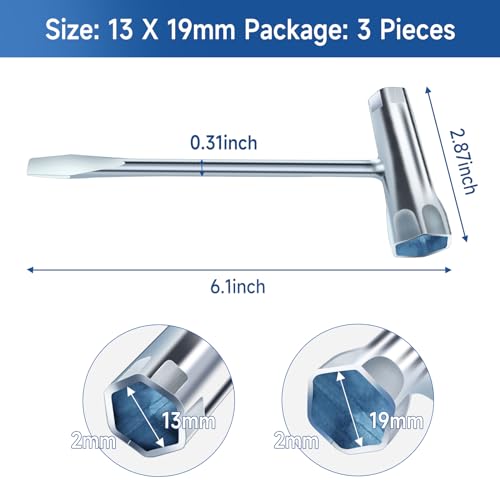 DoubleZhou 3 Pack Chainsaw Scrench Replacement Combination Screwdriver and Wrench, 13x19 mm… - Image 2