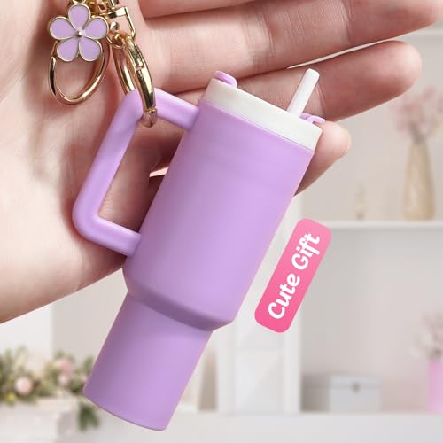 Wchoicsy 8 Pack Mini Tumbler Keychain for Stanley Cup, Mini Cup Keychain… - Image 6