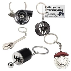 5pc Car Lovers Key Chain Set