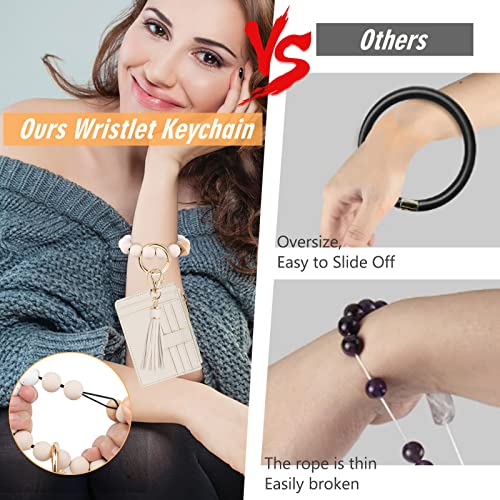 KNGITRYI Wallet Keychain Wristlet for Women,Slim RFID Credit Card Holder Purse Tassel… - Image 5