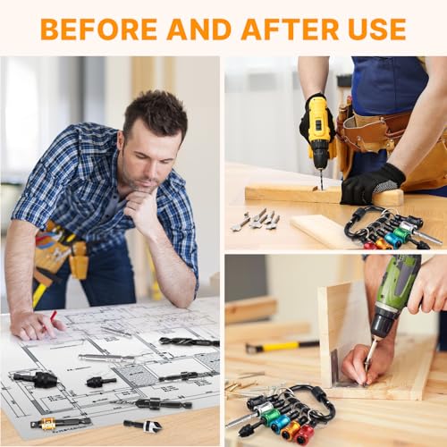 12PCS Keychain Bit Holder,Hex Drill Bit Holder for Impact Driver Drill Bit,Screwdriver… - Image 3