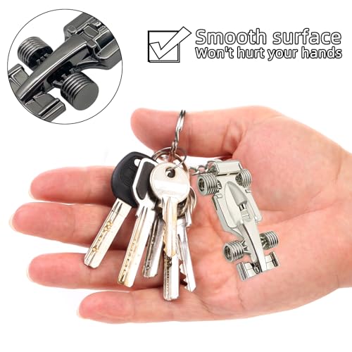 F1 Keychain (Silver and Black 2 - Image 5