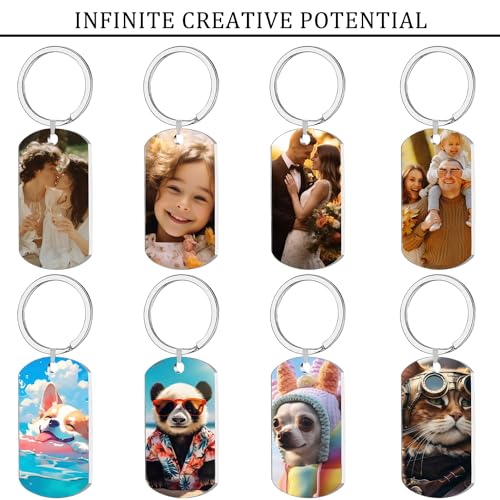 XINYIMAI Custom Keychain, Personalized Keychain with Photo Text, Customized Double - Image 5