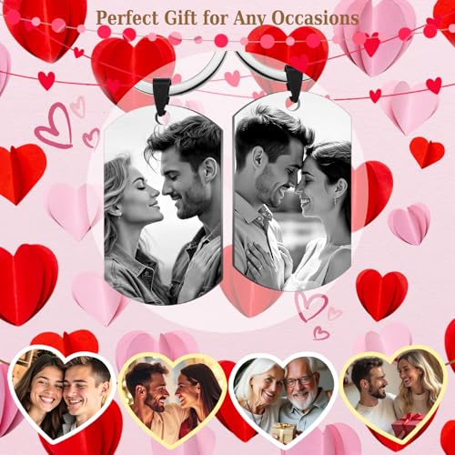 Queenberry Custom Keychain with Picture Personalized Photo Keychain Gift for Wedding Gift… - Image 5