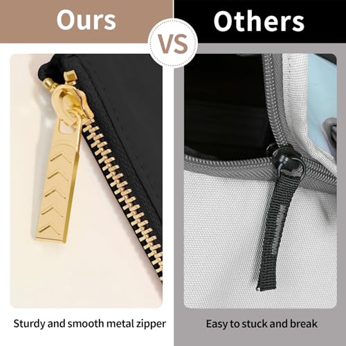 Hovmwey Keychain Wallet, Detachable Dual Pouch Wristlet Wallets for Women Men, Portable… - Image 6