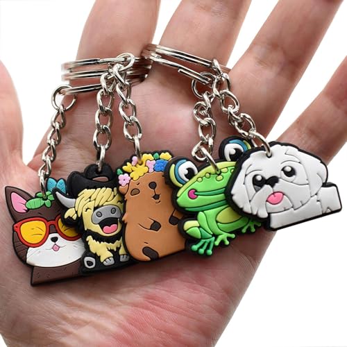 Bulk Keychains 20pcs Random Different Keychain Lot Lovely Cool Key Chains for… - Image 4