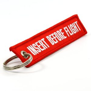 Rotary13B1 INSERT BEFORE FLIGHT Keychain