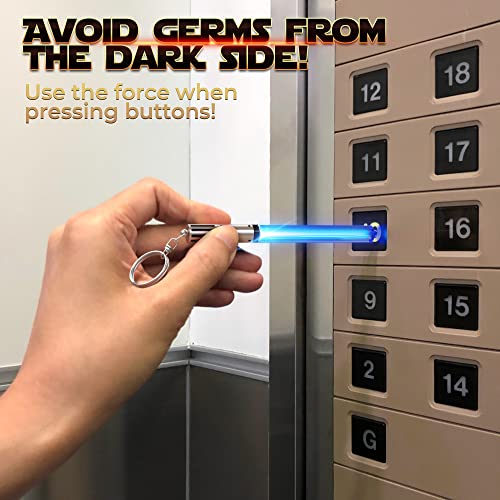 LIGHTSABER KEYCHAIN LIGHT UP LED STAR WAR Glowing Light Saber Key Chain… - Image 5