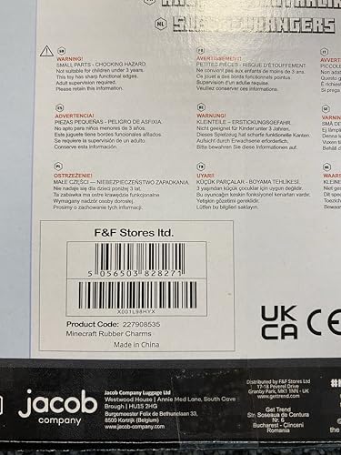 Minecraft Kids Keyrings and Silicone Wristband Set - Image 8