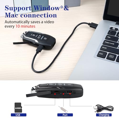 Yhsfsveh Hidden Camera Car Key - Image 5