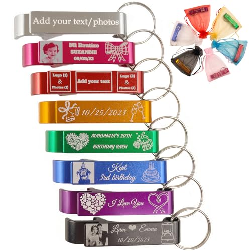 100pcs Personalized Bottle Opener