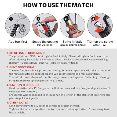 YUSUD 2 Pack Keychain Bottle Opener for Men, Permanent Match with Dual… - Image 5