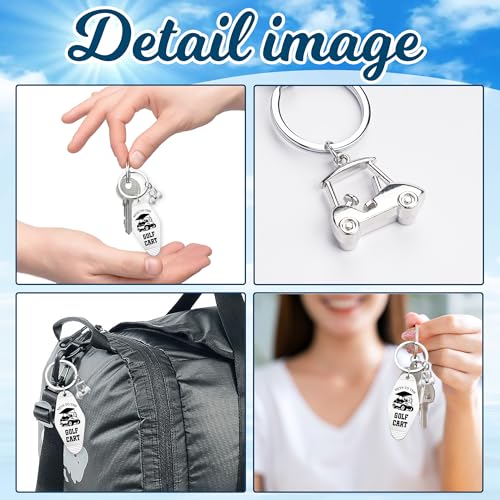 Golf Cart Keychain for Women Men - Image 3