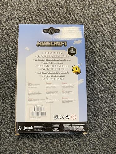 Minecraft Kids Keyrings and Silicone Wristband Set - Image 9