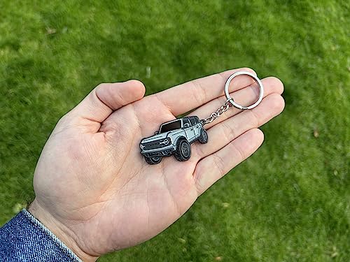 FOUR WHEEL BEAST Bronco Keychain Accessories 2023 4 door key chain Fob… - Image 6