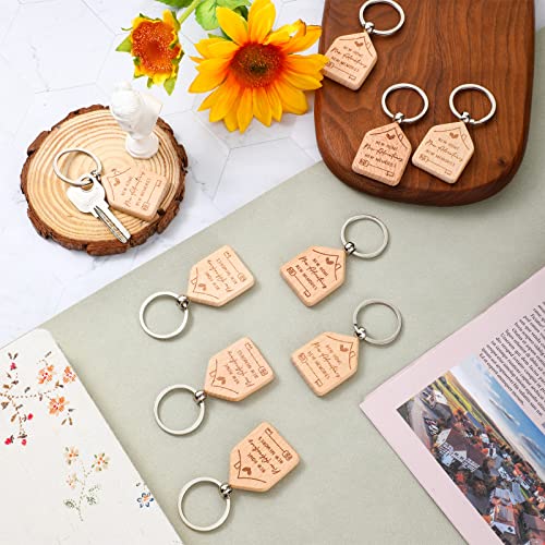 Inbagi 100 Pieces Home Keychain Bulk House Design Keychain Small House Shaped… - Image 7
