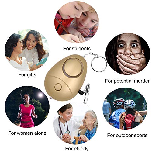 KOSIN Safe Sound Personal Alarm, 6 Pack 140DB Personal Security Alarm Keychain… - Image 6