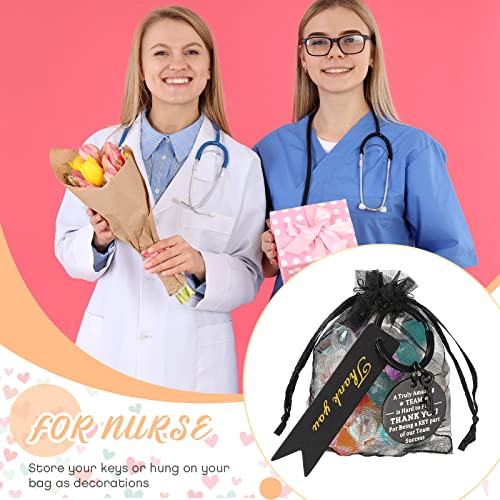 Yinkin 36 Pcs Employee Appreciation Gifts Thank You Coworker Keychain Gifts with… - Image 6