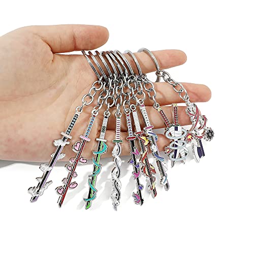 Anime Demon Keychains Hashira Slaye Sword Keychains Cosplay Collection Souvenir Key Chains… - Image 2