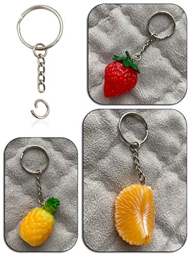 Key Ring with Chain and Open Jump Rings 1 inch, 50 Pack - Image 6