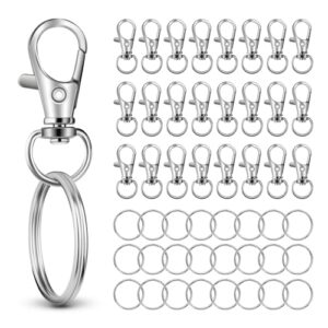50 PCS in 25 Sets, Metal Swivel Lobster Claw Clasps, Keychain Clip…
