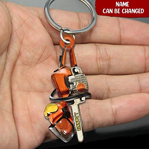 Ovanpa 2022 Personalized Chainsaw Machine Keychain - Image 2