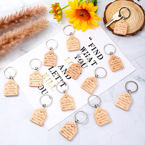 Inbagi 100 Pieces Home Keychain Bulk House Design Keychain Small House Shaped… - Image 4